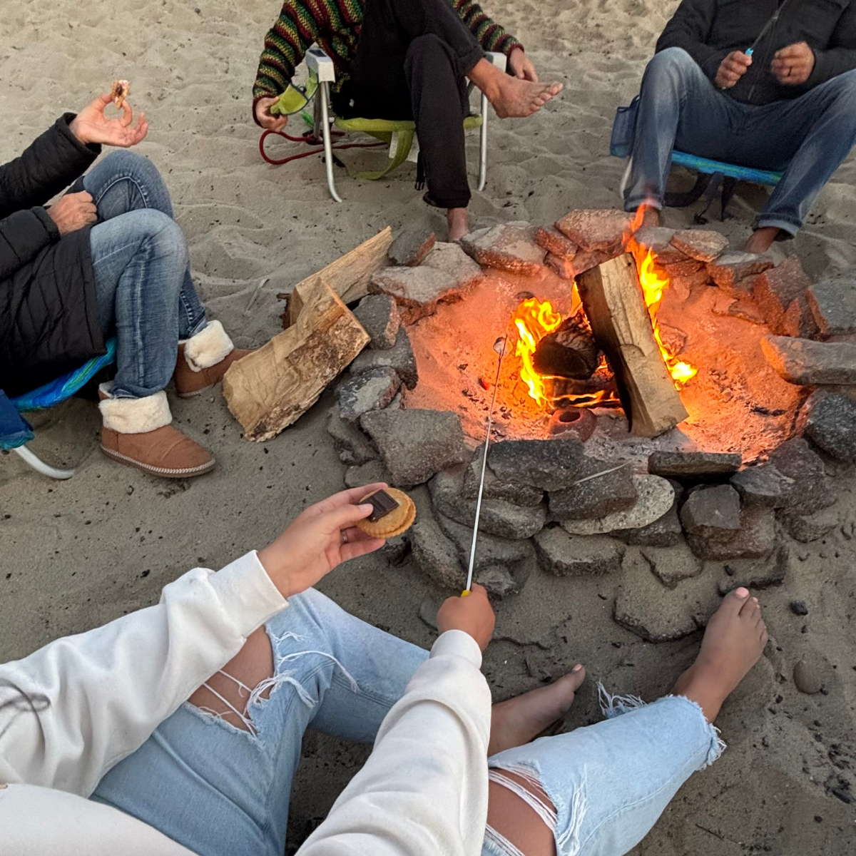 Beach Bonfire and S’mores for 6