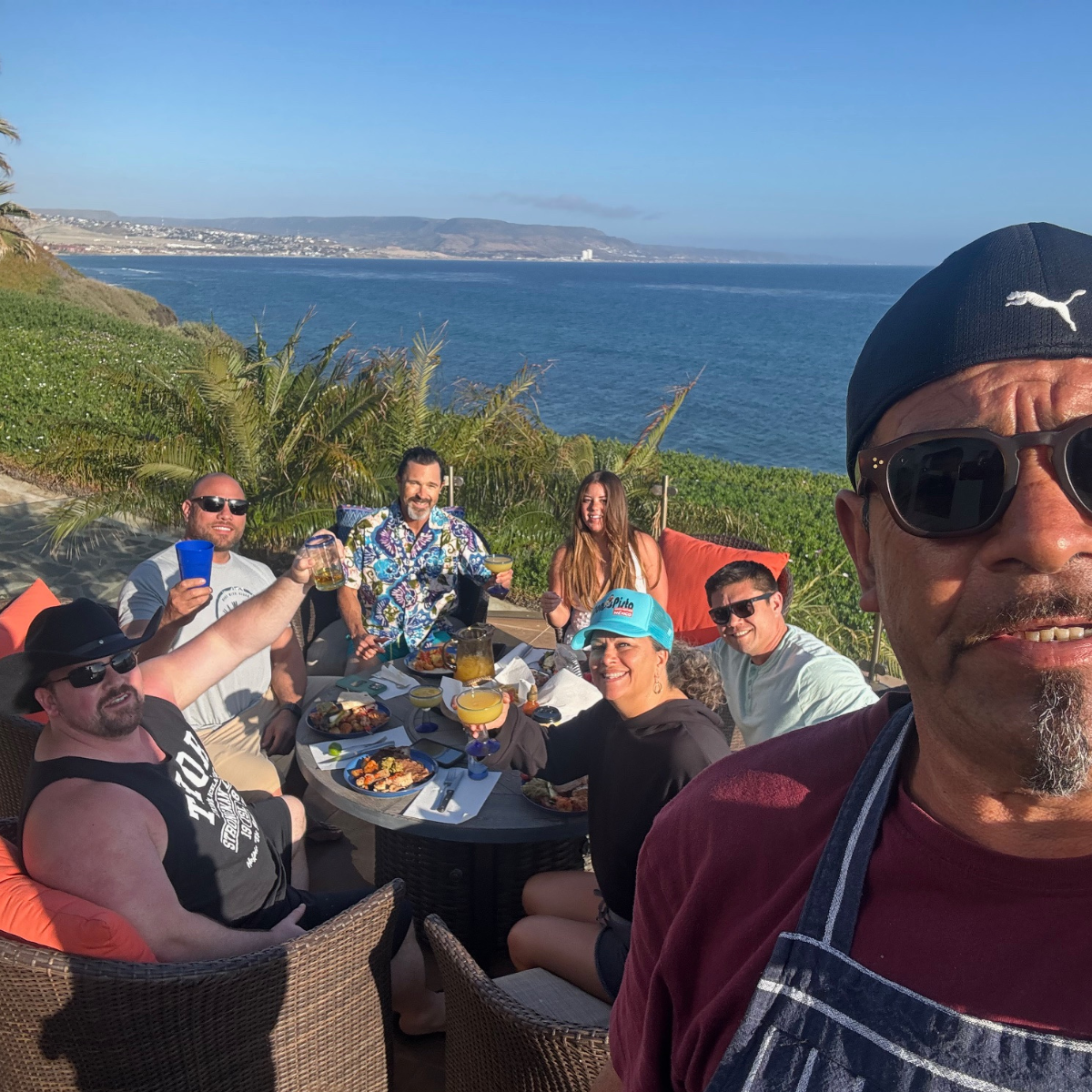 Dinner for 6 - Private In-Home Chef , Grilled Carne & Garlic Butter Shrimp Feast